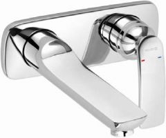 KLUDI BALANCE concealed 2-hole single lever basin mixer, projection 180 mm, trim set