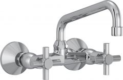 PREMIER X dual controlled wall-mounted sink mixer DN15 with swivel spout