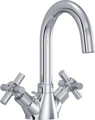 PREMIER X dual controlled basin mixer DN15 with swivel spout
